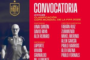 西班牙名单：亚马尔领衔，赫伊森、拉波尔特入选，罗德里伤缺