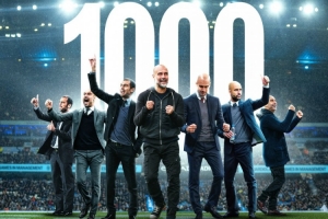 🏆已是传奇！瓜迪奥拉今日迎执教生涯1000场，前999场715胜39冠