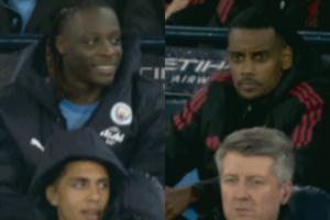 悲喜两重天...伊萨克枯坐替补席眉头紧锁，多库笑着接受全场掌声