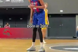 明年前十顺位妥了！凯莱布-威尔逊这身体天赋，缺锋线的看过来！